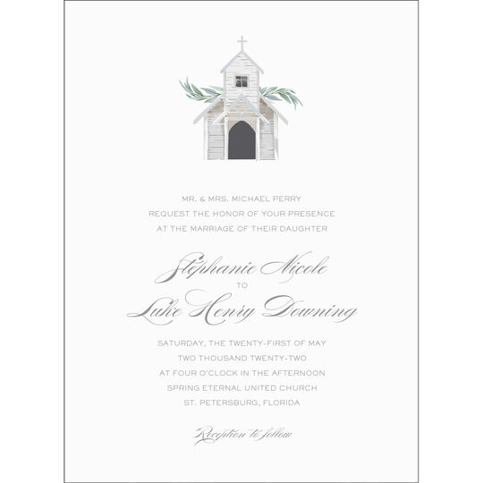 Going To The Chapel Wedding Invitations
